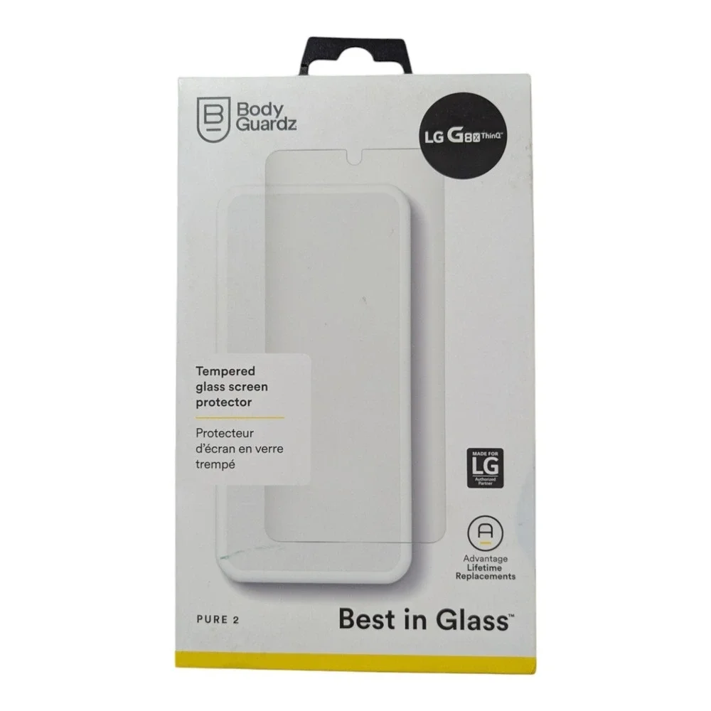 F3. Bodyguardz Pure 2 Tempered Glass Screen Protector‎ For LG G8X ThinQ